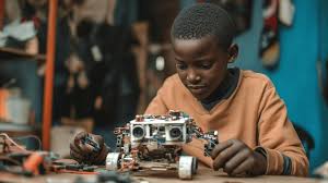 Someone working on an IoT project